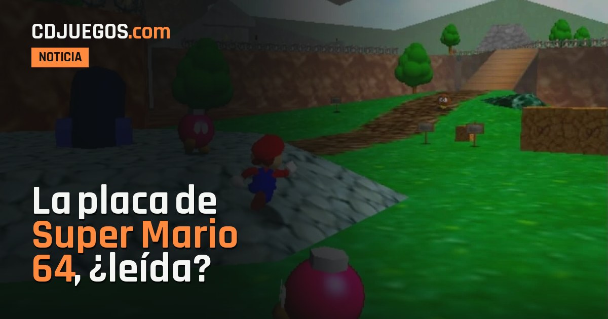 Un programador cree haber leído la placa de Super Mario 64: «Eternal ...