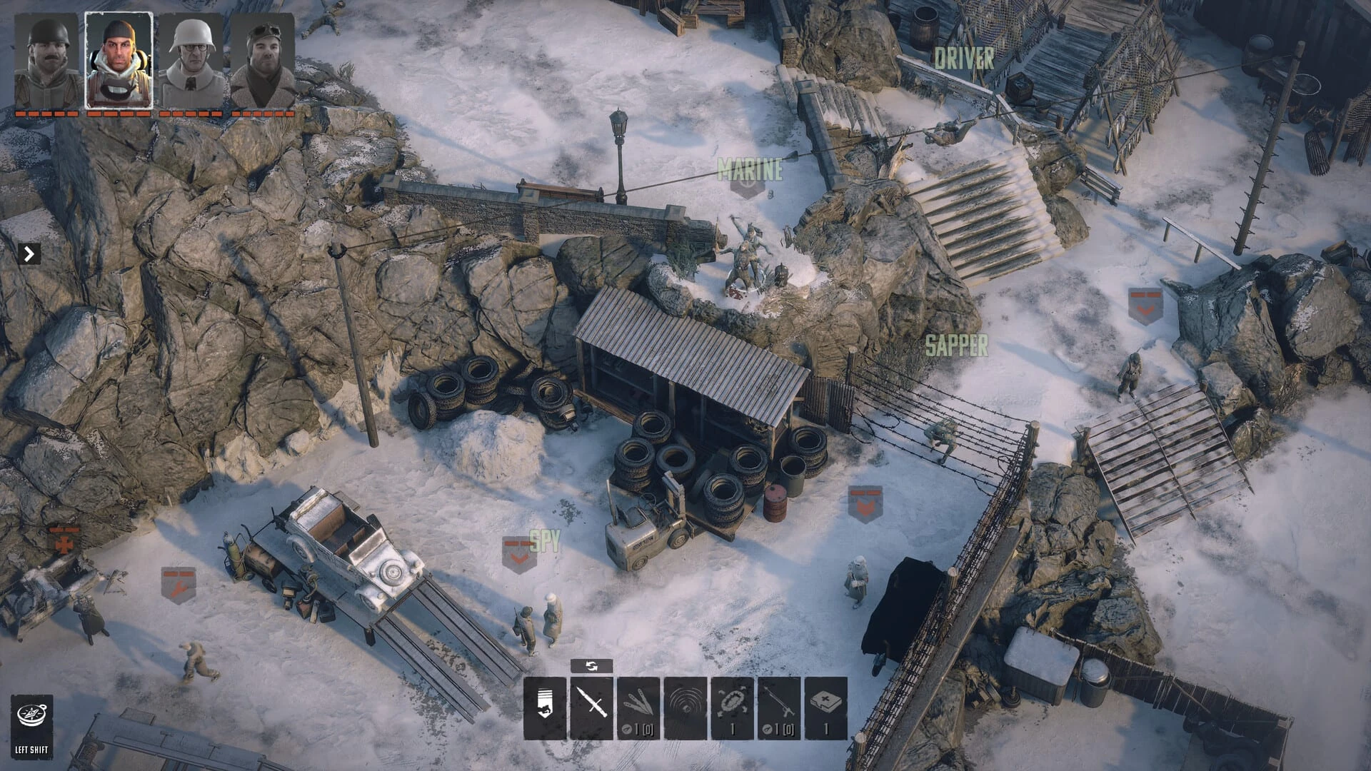 Captura oficial de Commandos: Origins publicada en Steam