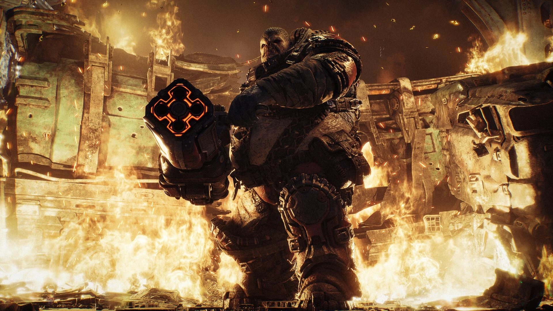 Captura oficial de Gears of War: E-Day publicada en Steam